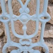 Art Nouveau cast iron umbrella stand – Deville, Pailliette & Cie, Char