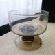 Set de 6 coupes en verre fumé vintage des années 70