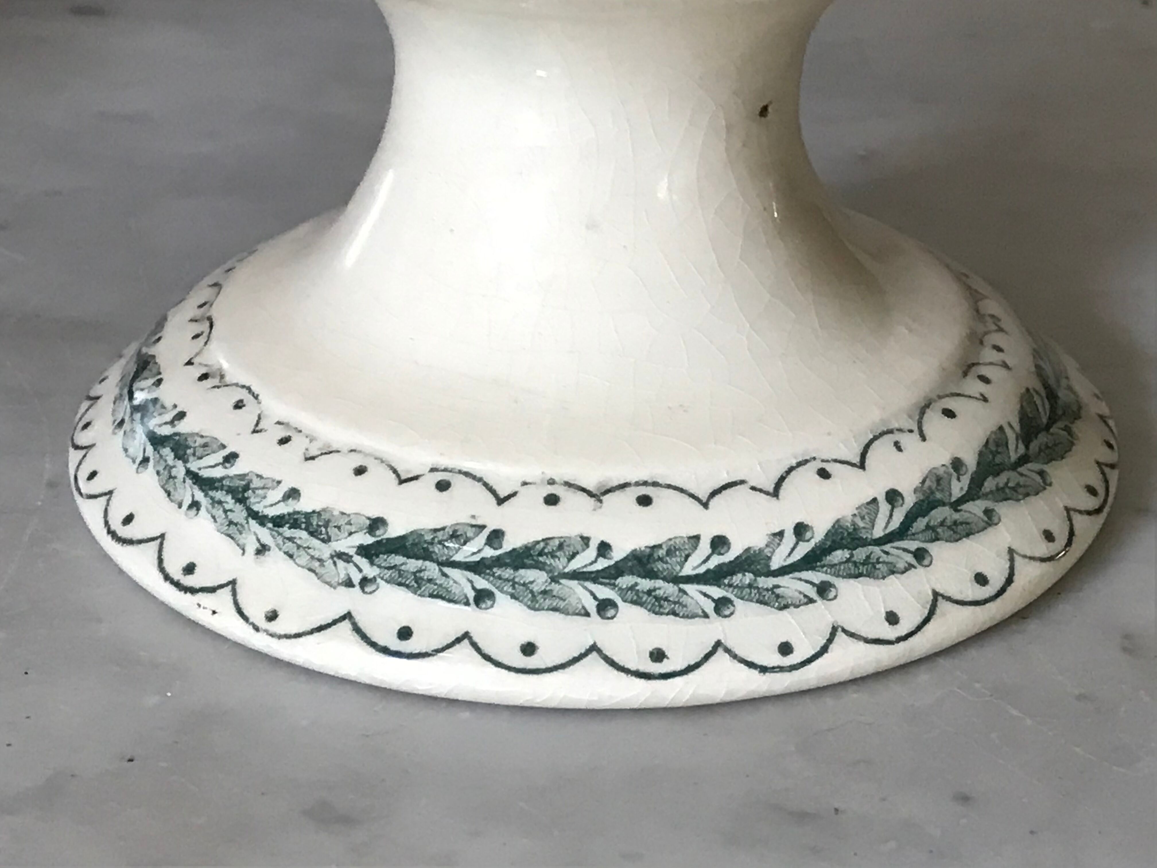 Ancient dish Émile Bourgeois