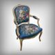 Fauteuil cabriolet, style Louis XV – fin XIXe