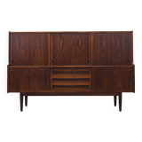 Buffet haut en palissandre, design danois, années 1960, designer : Johannes Andersen, manu