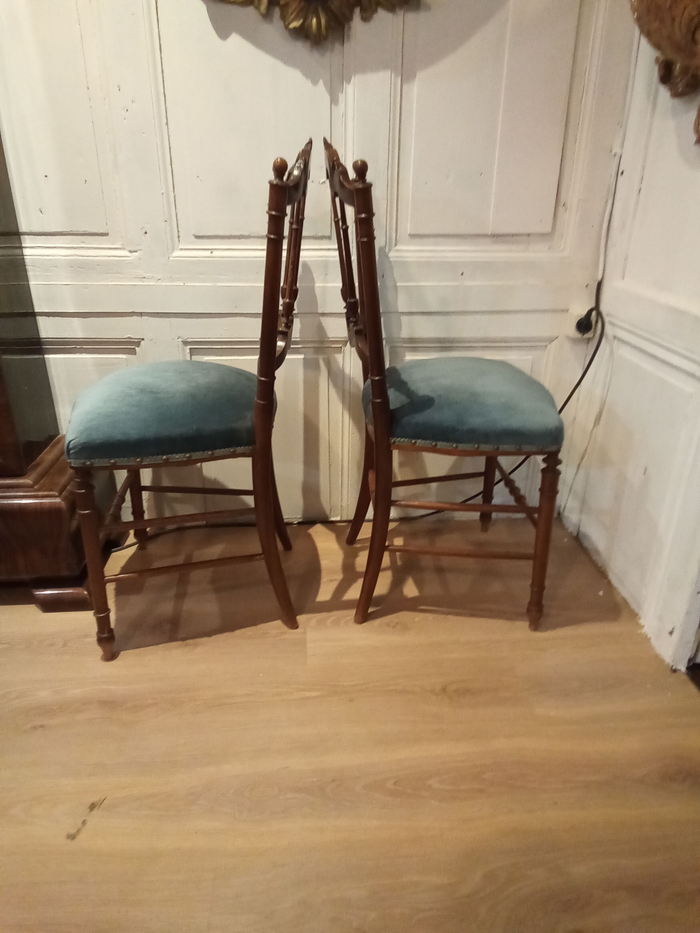Pair of Napoleon III chairs