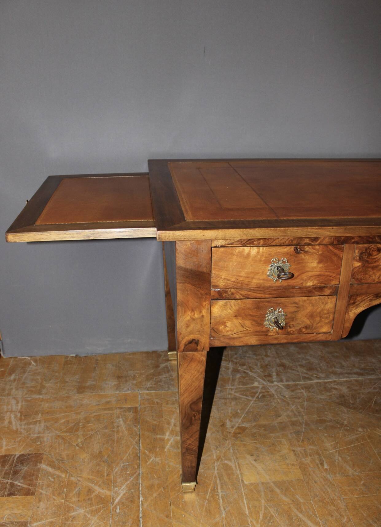Walnut Restoration Desk 19th Century