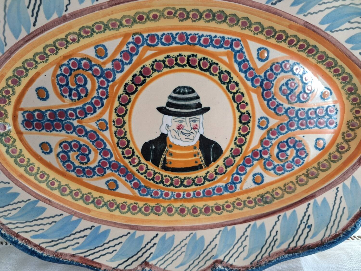 Henriot Quimper decorative plate