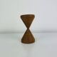 Scandinavian diabolo sculpture teak 1960s