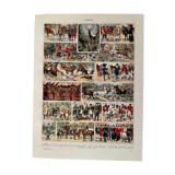 Lithograph on the hunting veneration of 1928