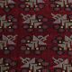 7x10 Kilim Wine Red Turkish Kilim Rug, 218x311Cm