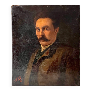 Portrait d'homme à l'huile