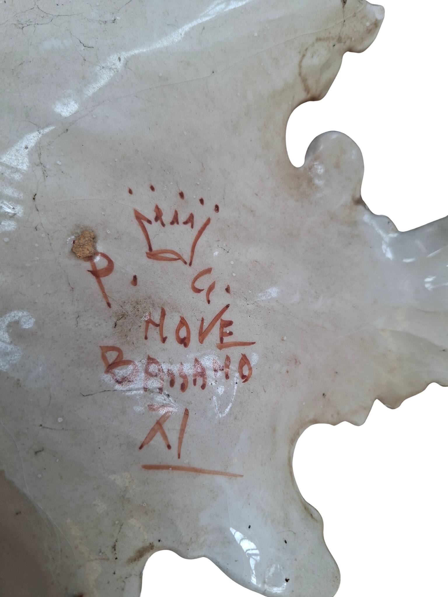 Magnifica Specchiera d’Arte in Ceramica Policroma – Maria Pegoraro per Ricc