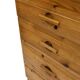 Vintage pine secretaire workstation desk, 1980s design