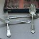 Elegant cutlery set 1900-1910 Boulenger "White 84" 24 place settings