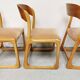 Series of 4 chairs Baumann Traineau