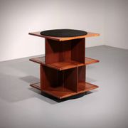 Gianfranco Frattini revolving modular bookcase model 823, 1963 Italy