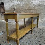 Antique counter side table wall table shop counter