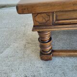 Solid oak coffee table