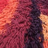 Tapis XXL Ege Taepper Rya De Luxe, Rug en laine orange 70