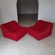 Pair of chromatic swivel armchairs by Kwok Hoi Chan, Steiner