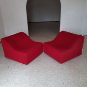 Pair of chromatic swivel armchairs by Kwok Hoi Chan, Steiner
