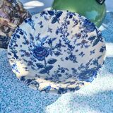 English salad bowl Johnson Brothers model Rose Chintz blue