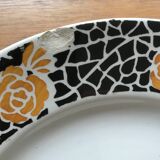Lot de 7 assiettes creuses Art Déco