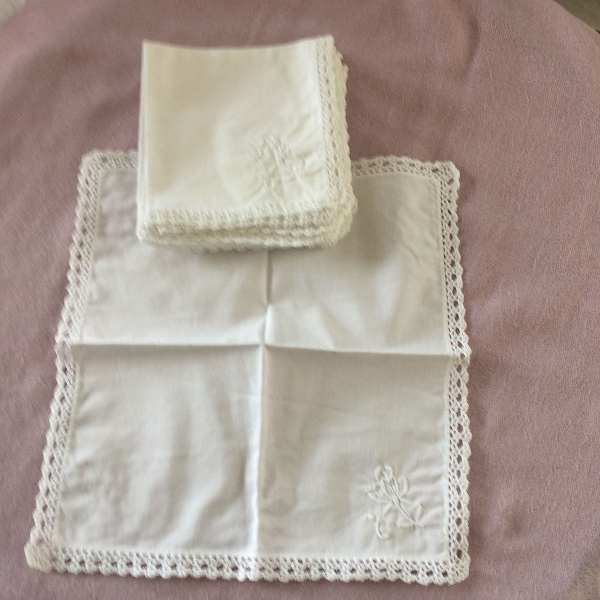 Set de 6 Serviettes coton