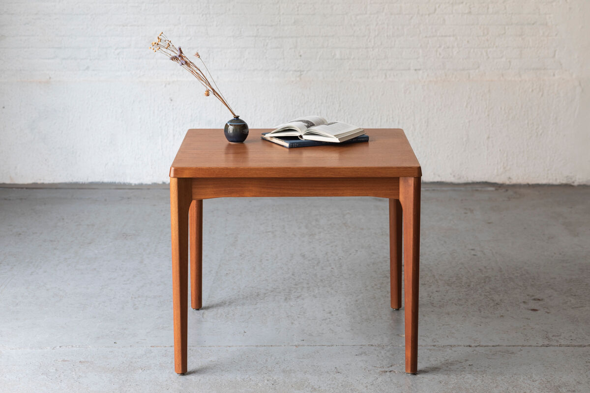 Extendable square dining table by Vejle Stole Møbelfabrik, Denmark 1960’s