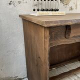 Aranjou elm brutalist desk