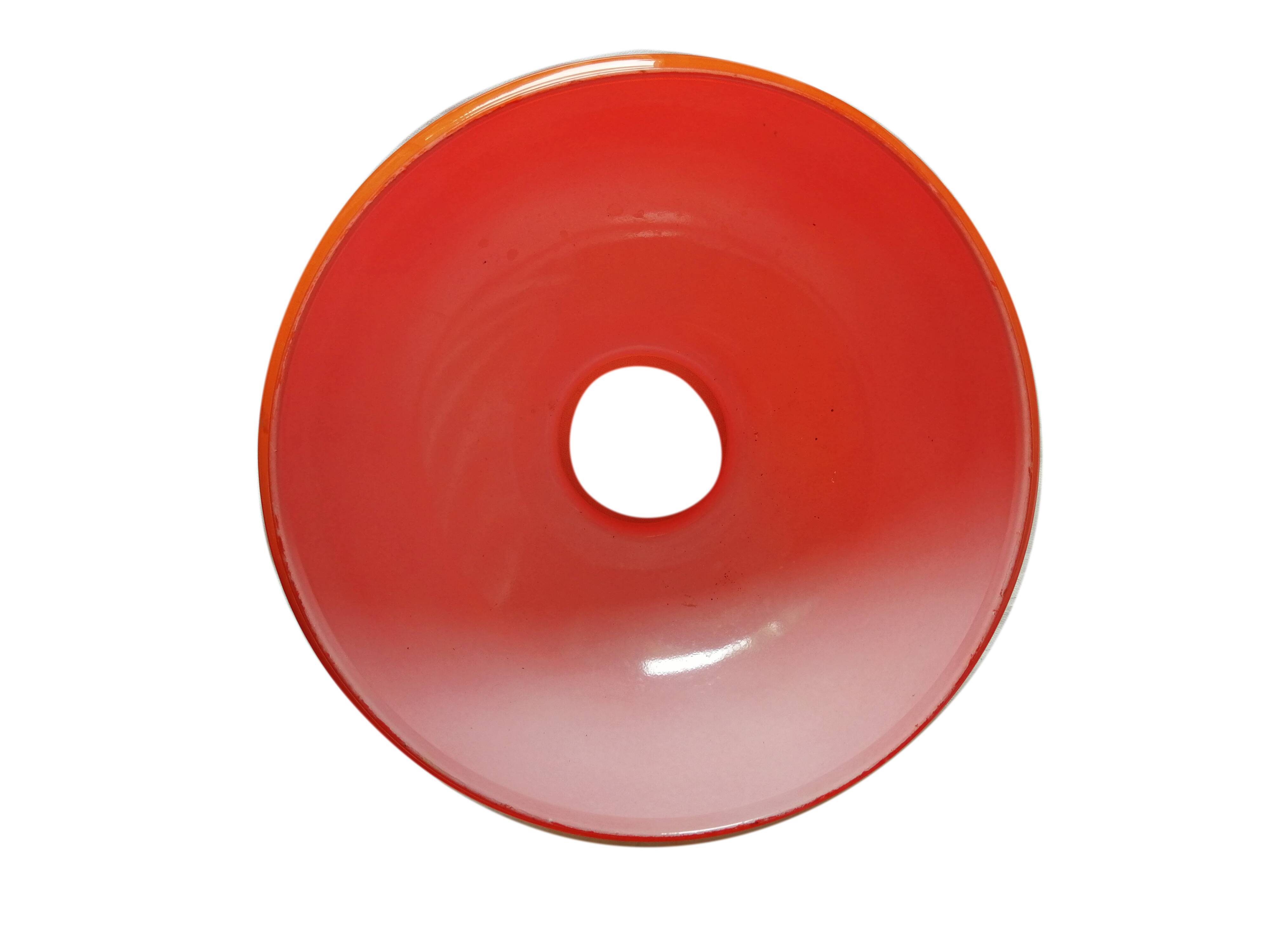 Date offs in vintage orange opaline