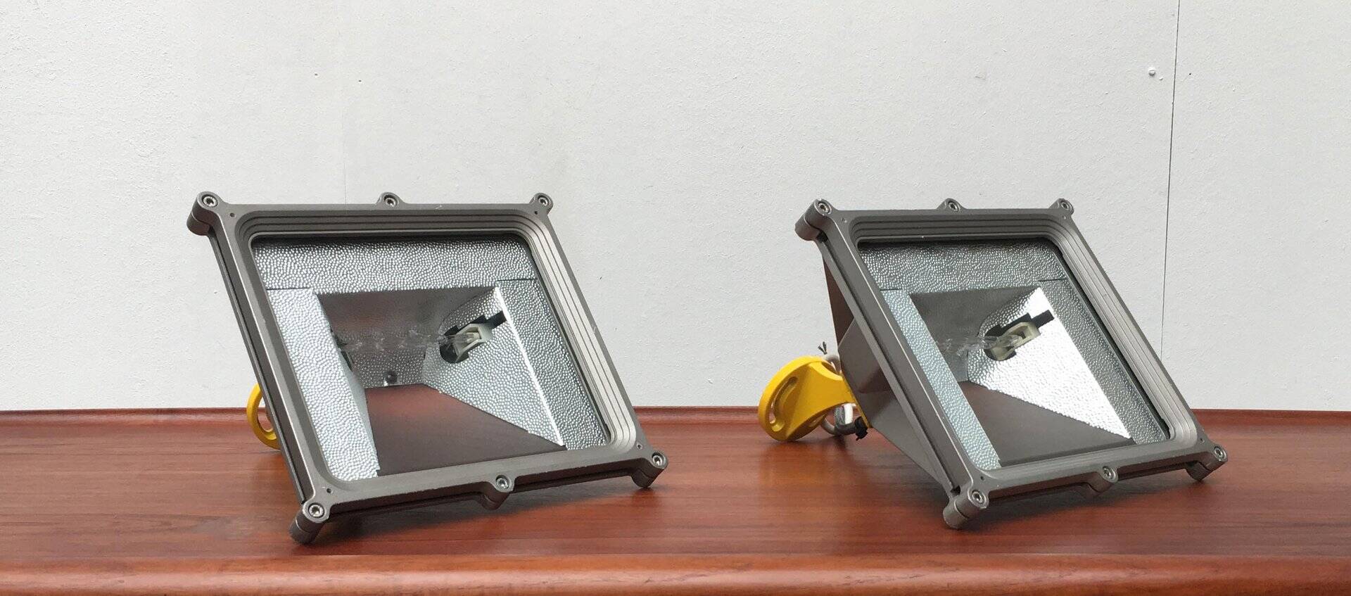Italian vintage wall sconces Lingotto by Renzo Piano for iGuzzini, set of 2