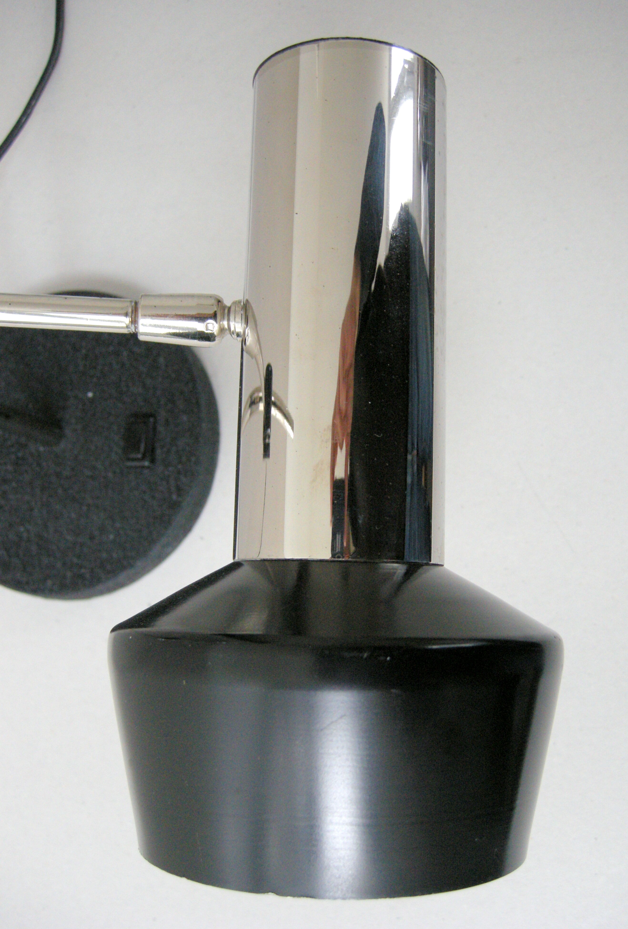 Lampe à poser vintage 1960 chrome