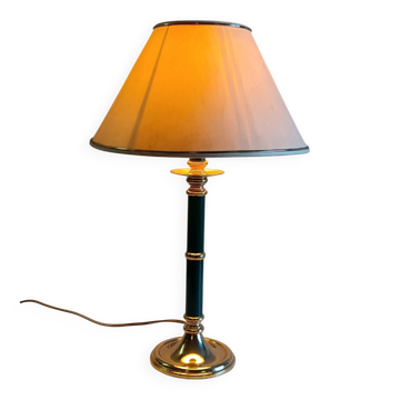 English table lamp base in gilded brass - mid 20th century.