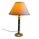 English table lamp base in gilded brass - mid 20th century.