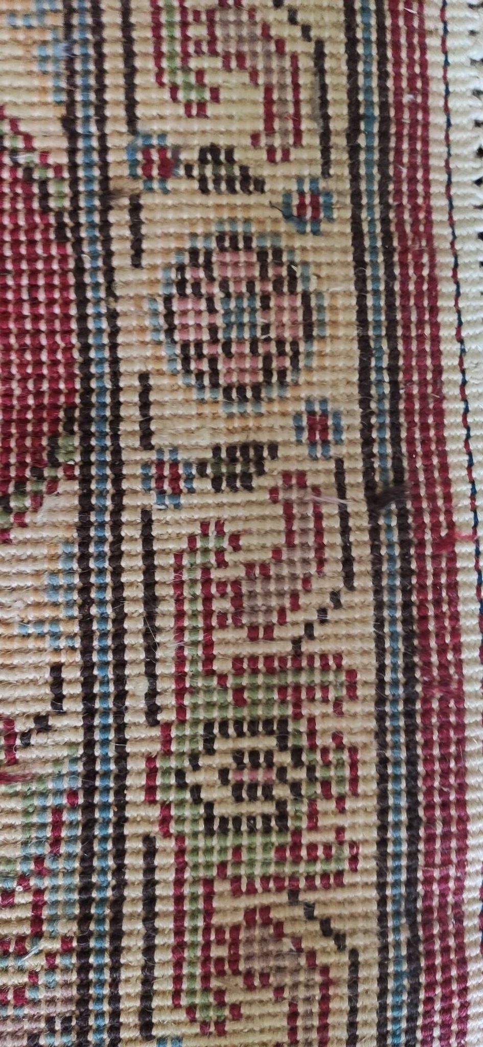 Small Persian rug from the 1960s.