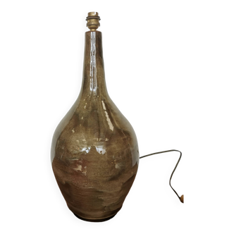 Enamelled stoneware lamp base
