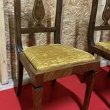 Set of 6 inlaid chairs – Biedermeier / Restoration style