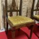 Suite de 6 chaises marquetées – style Biedermeier / Restauration