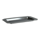 Small rectangular tray made of lightweight metal.