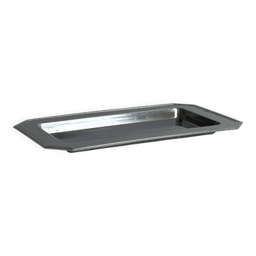 Petit plateau rectangulaire en métal léger