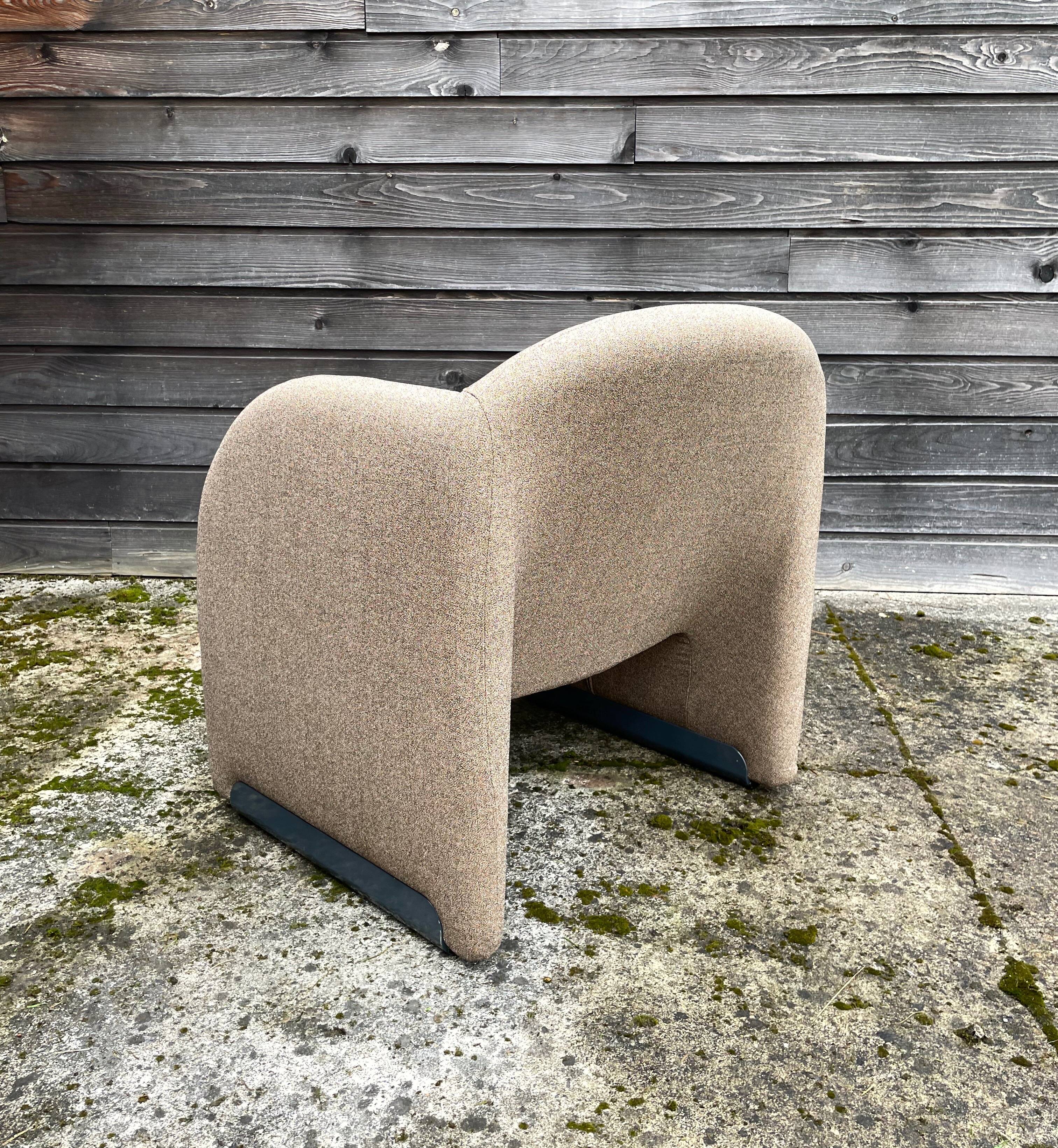 BEN ARMCHAIR BY PIERRE PAULIN, WITH LVMH FABRIC.