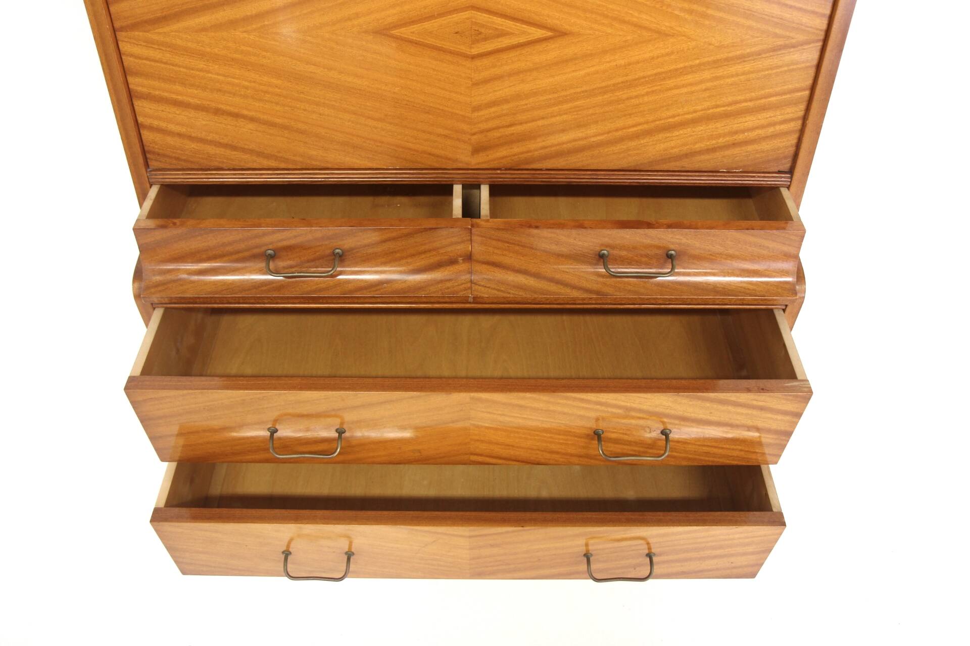 Scandinavian mahogany secretary, Sweden, 1960