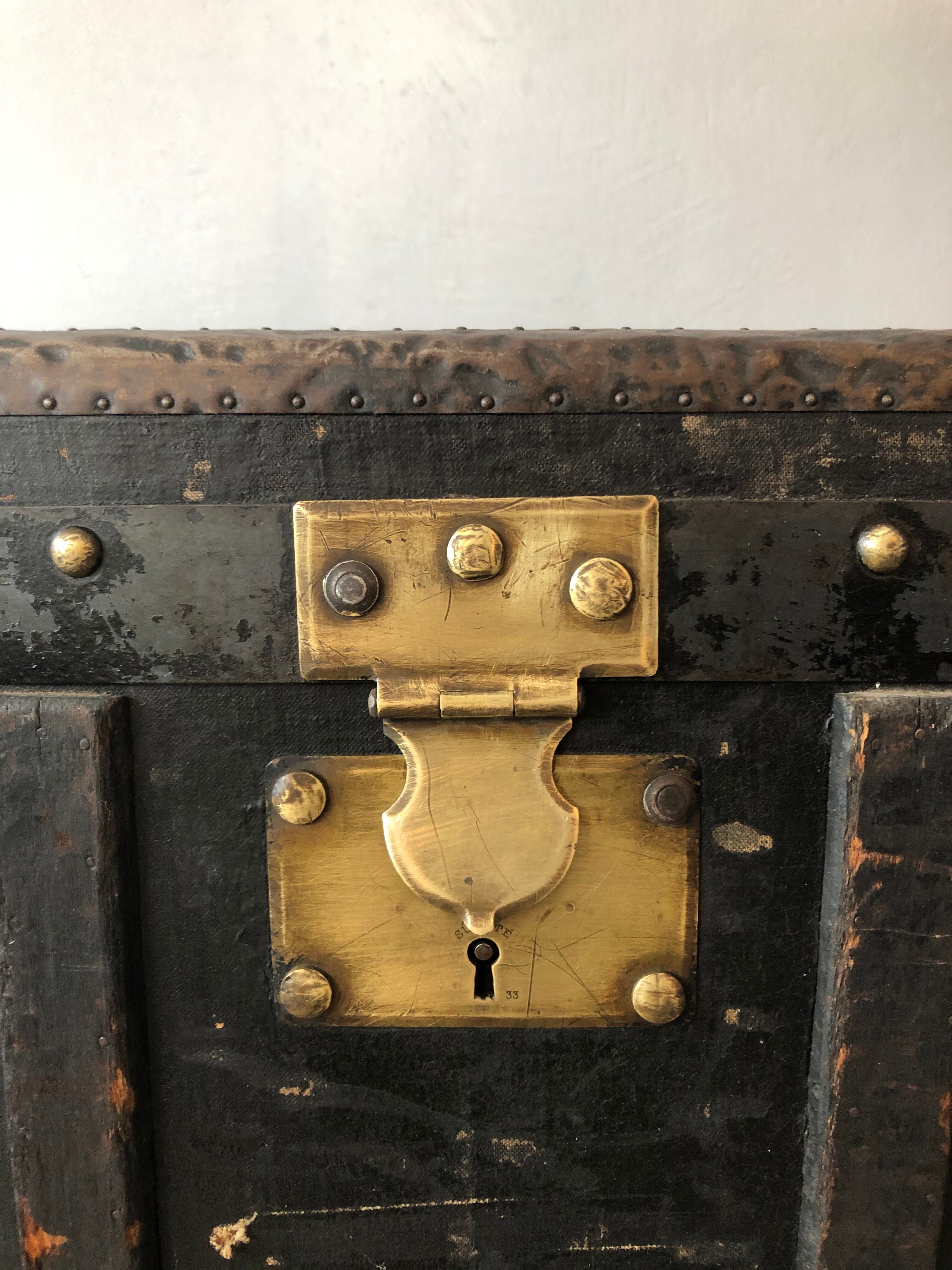 Ancient travel trunk