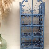 Peacock Rattan Shelf Bookcase