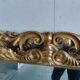 Miroir xixe style louis xv bois stuc doré
