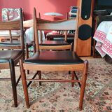 4 Scandinavian chairs in Rio rosewood
