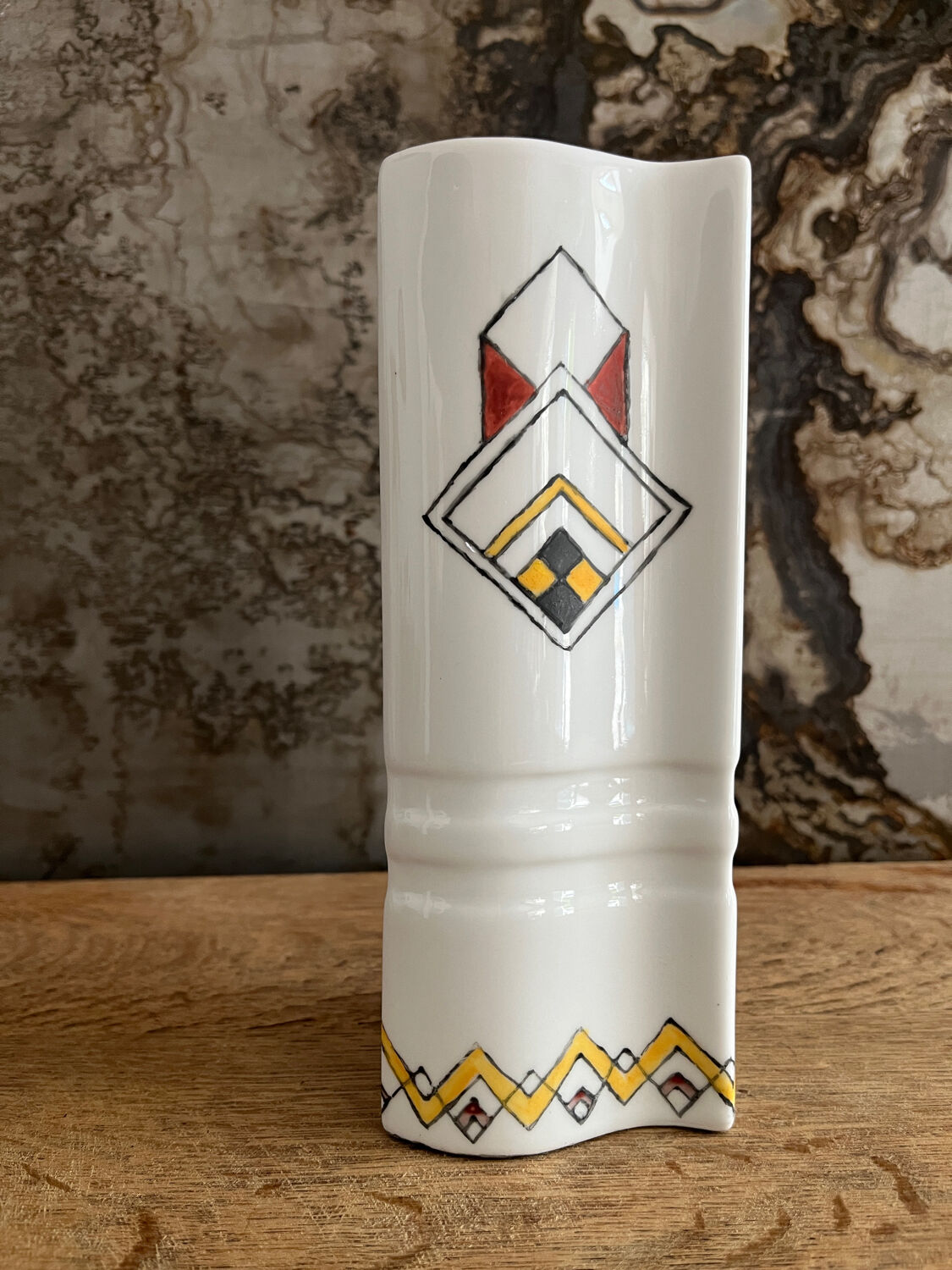 Vase art déco porcelaine