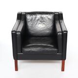 70s leather armchair