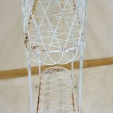 planter on iron stand