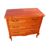 Commode varnished louis XV style curved feet