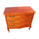 Commode varnished louis XV style curved feet