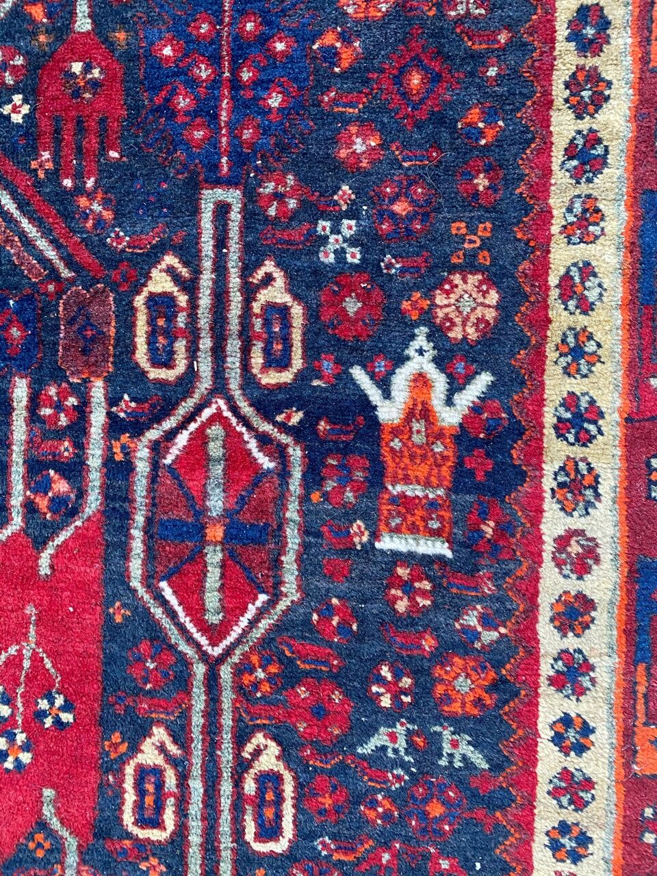 Bijar Persian carpet 136x298 cm